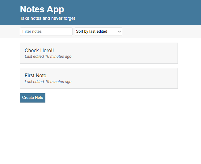 Notes App